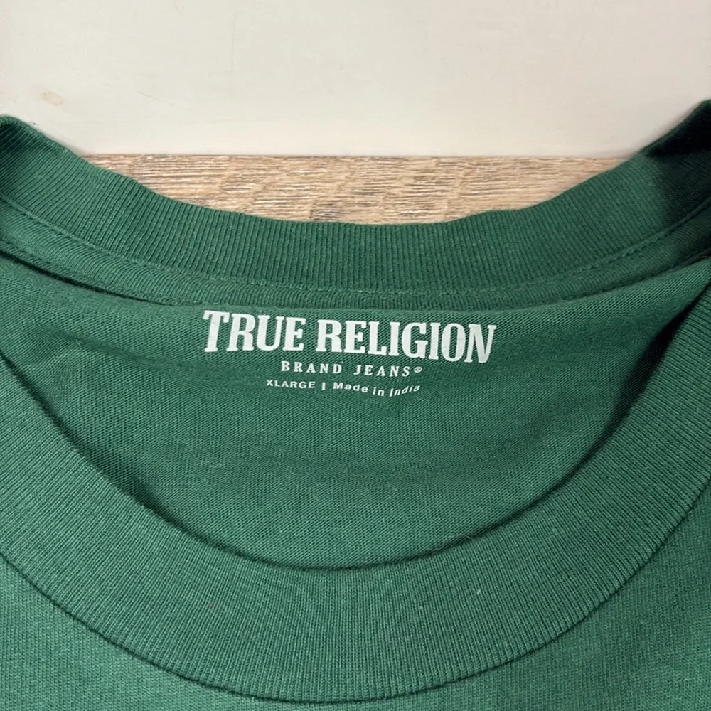 NEW True Religion Foil Buddha Face Tee XL